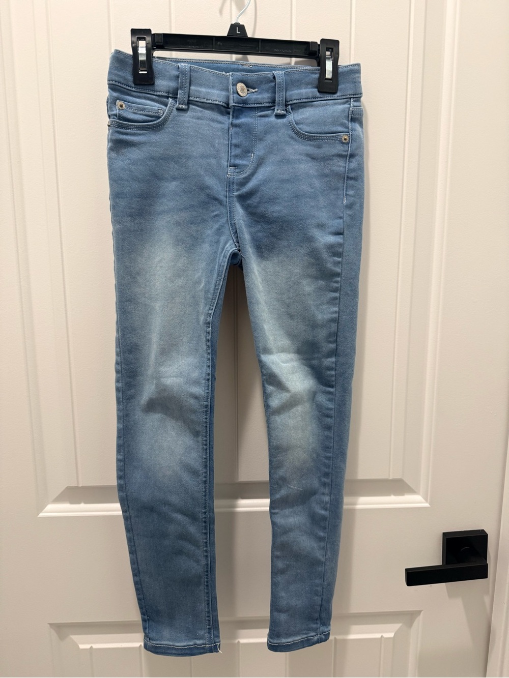 Light Blue Kids Stretch Skinny Jeans